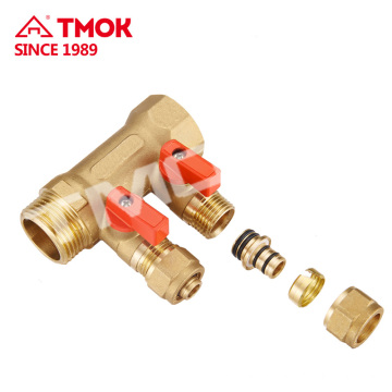 TMOK forgé en laiton à quatre voies séparateur d&#39;eau avec haute qualité et design de mode